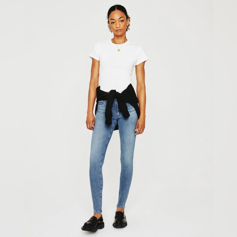 Adriano Goldschmied Farrah Skinny High-Rise Skinny-Medium Wash - Size 27R